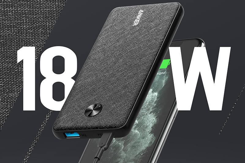 Sạc dự ph&ograve;ng Anker PowerCore Slim A1231 cho ph&eacute;p sạc đồng thời 2 thiết bị kh&aacute;c nhau